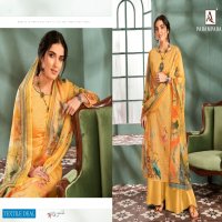 Alok Parampara Wholesale Pure Zam Cotton Self Embroidery Dress Material