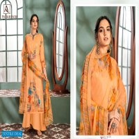 Alok Parampara Wholesale Pure Zam Cotton Self Embroidery Dress Material