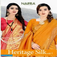 Nairra Heritage Silk Vol-1 Wholesale Art Silk Sarees