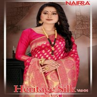 Nairra Heritage Silk Vol-4 Wholesale Art Silk Sarees