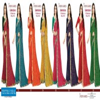 SEEMA SAREE CELEBRATIONS 60 GRAM PRINTED CHUNARI SAREE WHOLESALER
