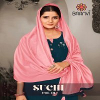 BAANVI PRESENT SUCHI RAYON HANDWORK READYMADE SALWAR KAMEEZ