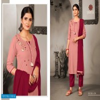 BAANVI PRESENT SUCHI RAYON HANDWORK READYMADE SALWAR KAMEEZ