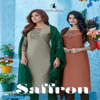 Ladies Flavours Saffron Wholesale Readymade Dress