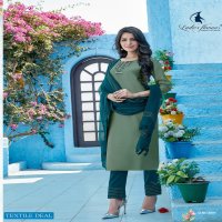 Ladies Flavours Saffron Wholesale Readymade Dress