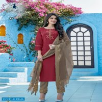 Ladies Flavours Saffron Wholesale Readymade Dress