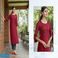 Kivi Pears Wholesale Long Handwork Kurtis
