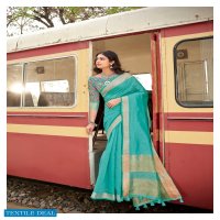 LIFESTYLE STARGOLD LINEN COTTON PRINTED SAREE ONLINE SUPPLIER