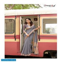 LIFESTYLE STARGOLD LINEN COTTON PRINTED SAREE ONLINE SUPPLIER