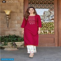 Kadlee Pankh Vol-5 Wholesale Ready to Wear Kurti With Plazzo Set