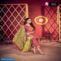 CRYSTAL VOL 1 BY FASHION TALK HEAVY SILK LINING WITH EMBROIDERY WORK AND HANDWORK READYMADE SUIT