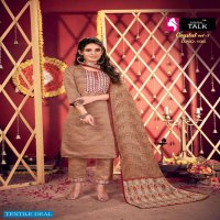CRYSTAL VOL 1 BY FASHION TALK HEAVY SILK LINING WITH EMBROIDERY WORK AND HANDWORK READYMADE SUIT