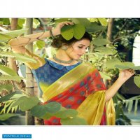 PATAJAL SILK BY SHVETAMBAR TABBY SILK DESIGNER SAREE WITH KUTTU BORDER