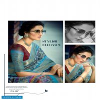 PATAJAL SILK BY SHVETAMBAR TABBY SILK DESIGNER SAREE WITH KUTTU BORDER