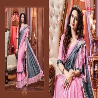 RIDHAM SAREES YEH HAI MOHABBTEIN VOL 13 FRILL DESIGNER LYCRA SARIS WHOLESALER