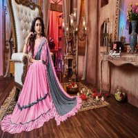 RIDHAM SAREES YEH HAI MOHABBTEIN VOL 13 FRILL DESIGNER LYCRA SARIS WHOLESALER