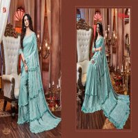 RIDHAM SAREES YEH HAI MOHABBTEIN VOL 13 FRILL DESIGNER LYCRA SARIS WHOLESALER