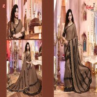 RIDHAM SAREES YEH HAI MOHABBTEIN VOL 13 FRILL DESIGNER LYCRA SARIS WHOLESALER
