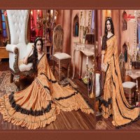RIDHAM SAREES YEH HAI MOHABBTEIN VOL 13 FRILL DESIGNER LYCRA SARIS WHOLESALER