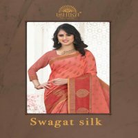 SWAGAT SILK BY ISHIKA COTTON SILK ETHNIC INDIAN SAREE