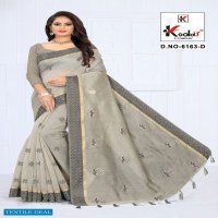 Kodas Ruhani 6163 Wholesale Cotton Saree With Jhalar