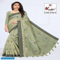 Kodas Ruhani 6163 Wholesale Cotton Saree With Jhalar