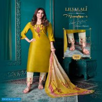 Lily And Lali Monalisa Vol-4 Wholesale Full Stitched Dress