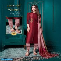 Lily And Lali Monalisa Vol-4 Wholesale Full Stitched Dress