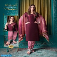 Lily And Lali Monalisa Vol-4 Wholesale Full Stitched Dress