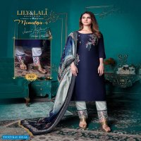 Lily And Lali Monalisa Vol-4 Wholesale Full Stitched Dress