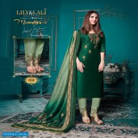 Lily And Lali Monalisa Vol-4 Wholesale Full Stitched Dress