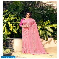 LIFESTYLE VASUNDHARA COTTON PRINTED LINEN COTTON SAREE SUPPLIER