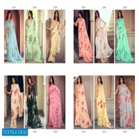 Sanskar Maya Wholesale Pure Kiva Chiffon Sarees