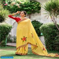 AVANTIKA BY KASHVI GEORGETTE PRINTED DAILY WEAR FANCY SAREE