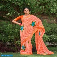 AVANTIKA BY KASHVI GEORGETTE PRINTED DAILY WEAR FANCY SAREE