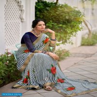 AVANTIKA BY KASHVI GEORGETTE PRINTED DAILY WEAR FANCY SAREE