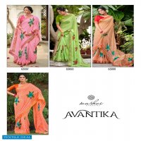 AVANTIKA BY KASHVI GEORGETTE PRINTED DAILY WEAR FANCY SAREE