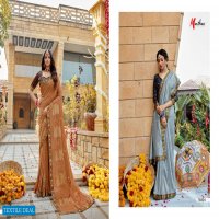 Manthan Divyam Wholesale Pure Vichitra Foil Print Sarees