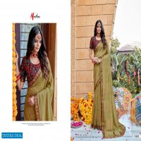 Manthan Divyam Wholesale Pure Vichitra Foil Print Sarees