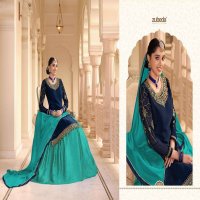 MISTHI VOL 5 BY ZUBEDA SATIN GEORGETTE EXCLUSIVE LEHENGA STYLE SUITS