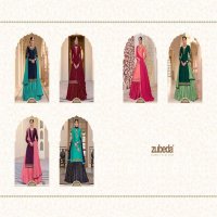 MISTHI VOL 5 BY ZUBEDA SATIN GEORGETTE EXCLUSIVE LEHENGA STYLE SUITS