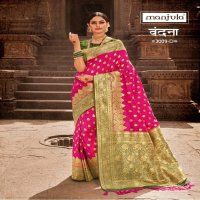 Manjula Vandana Wholesale Designer Silk Ethnic Sarees