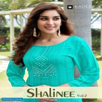 Kadlee Shalinee Vol-2 Wholesale Reyon Based Kurti With Pants