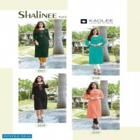 Kadlee Shalinee Vol-2 Wholesale Reyon Based Kurti With Pants