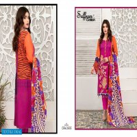 Saffron Cotton Gulzar Karachi Queen Vol-5 Wholesale Karachi Style Dress Material