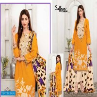 Saffron Cotton Gulzar Karachi Queen Vol-5 Wholesale Karachi Style Dress Material