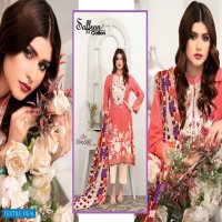 Saffron Cotton Gulzar Karachi Queen Vol-5 Wholesale Karachi Style Dress Material