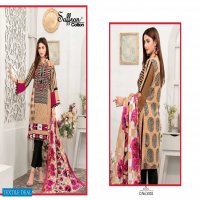 Saffron Cotton Gulzar Karachi Queen Vol-5 Wholesale Karachi Style Dress Material