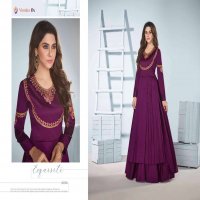 SAANVI VOL 2 BY VAMIKA TAFETA SILK LONG ETHNIC WEAR GOWN COLLECTION