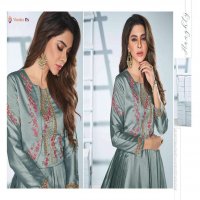 SAANVI VOL 2 BY VAMIKA TAFETA SILK LONG ETHNIC WEAR GOWN COLLECTION